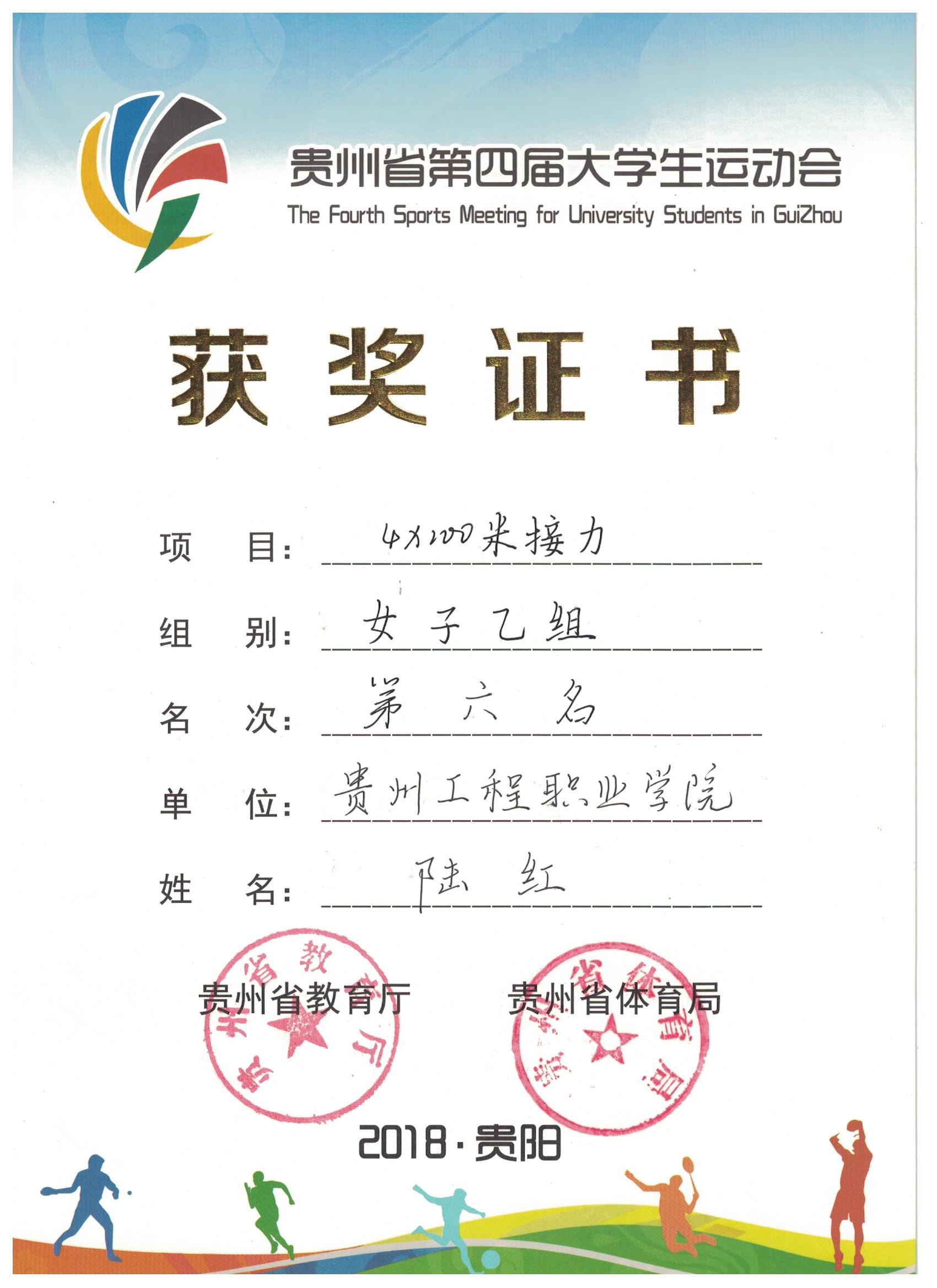 學生獲獎證書(圖1)